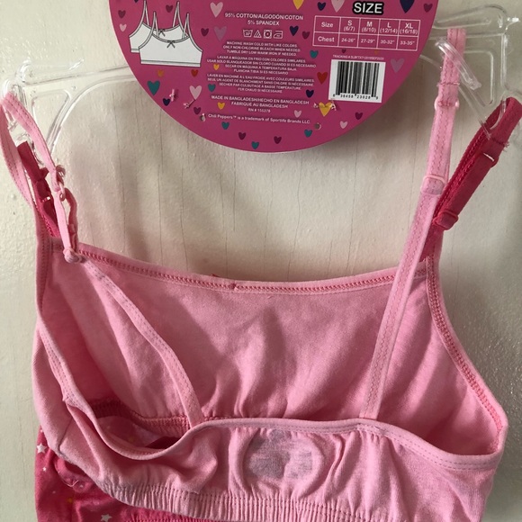 NWT Girls 2 Pack Bralettes - Picture 7 of 8